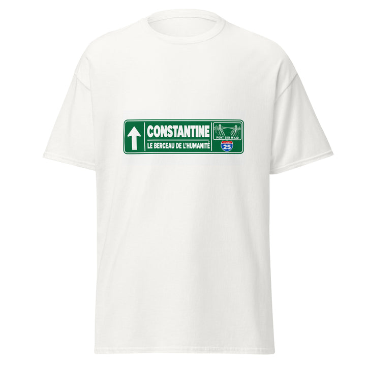 T-shirt Constantine — Édition Passeport 25 — vue de face, t-shirt seul — Bled Eleven