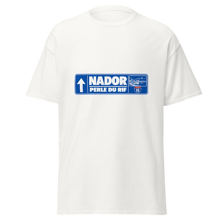T-shirt Nador Maroc – Édition Passeport — vue de face, t-shirt seul — Bled Eleven