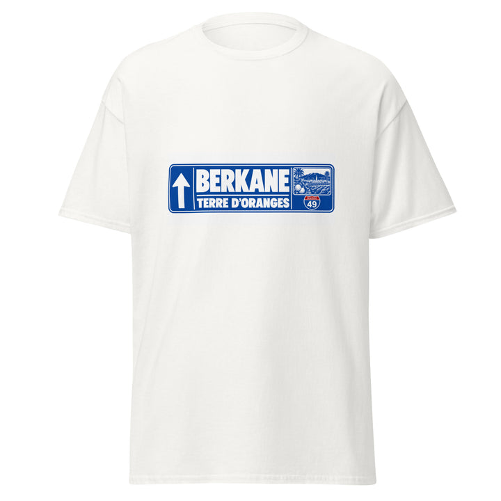 T-shirt Berkane Maroc – Édition Passeport — vue de face, t-shirt seul — Bled Eleven