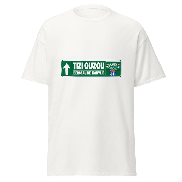 T-shirt Tizi Ouzou — Édition Passeport 15 — vue de face, t-shirt seul — Bled Eleven