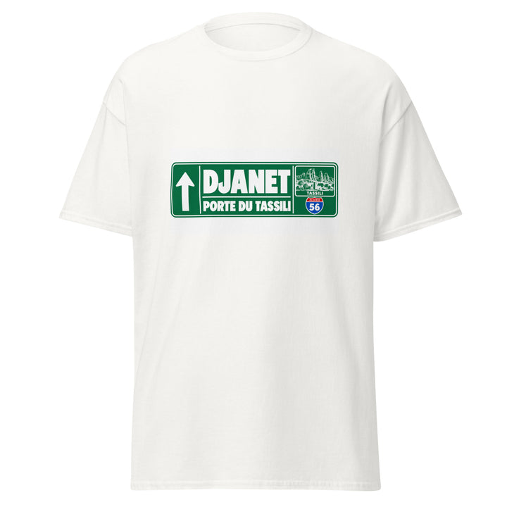T-shirt Djanet — Édition Passeport 56 — vue de face, t-shirt seul — Bled Eleven