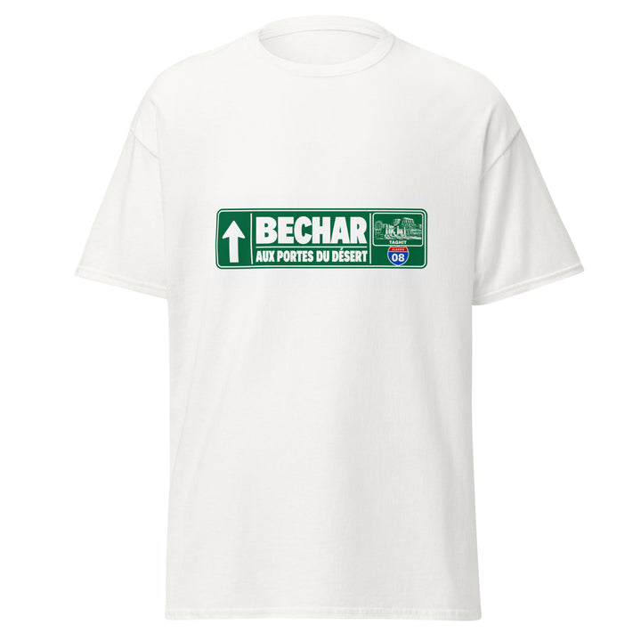 T-shirt Béchar — Édition Passeport 08 — vue de face, t-shirt seul — Bled Eleven