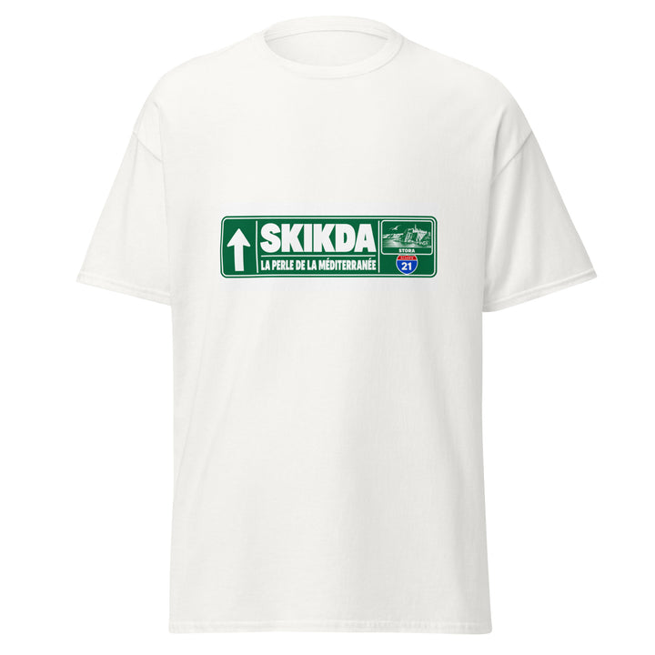 T-shirt Skikda — Édition Passeport 21 — vue de face, t-shirt seul — Bled Eleven