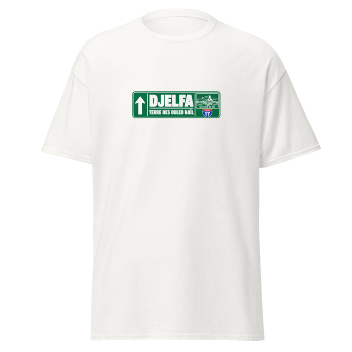 T-shirt Djelfa — Édition Passeport 17 — vue de face, t-shirt seul — Bled Eleven