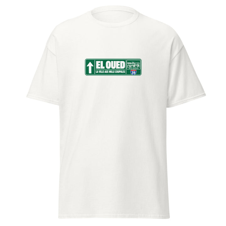 T-shirt El Oued — Édition Passeport 39 — vue de face, t-shirt seul — Bled Eleven