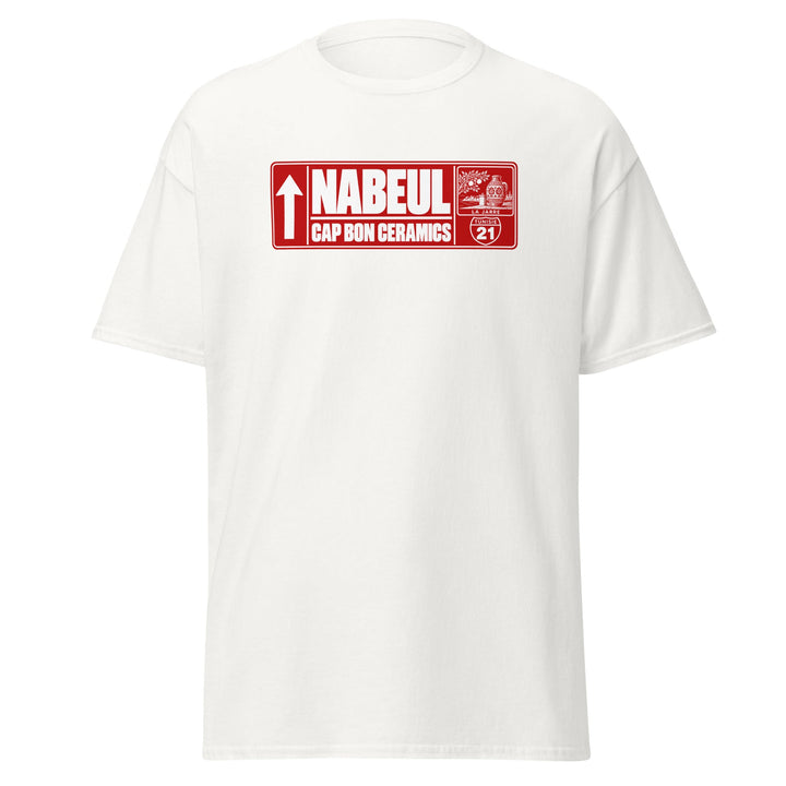T-shirt tunisien Nabeul — Édition Passeport | Bled Eleven — vue de face, t-shirt seul — Bled Eleven