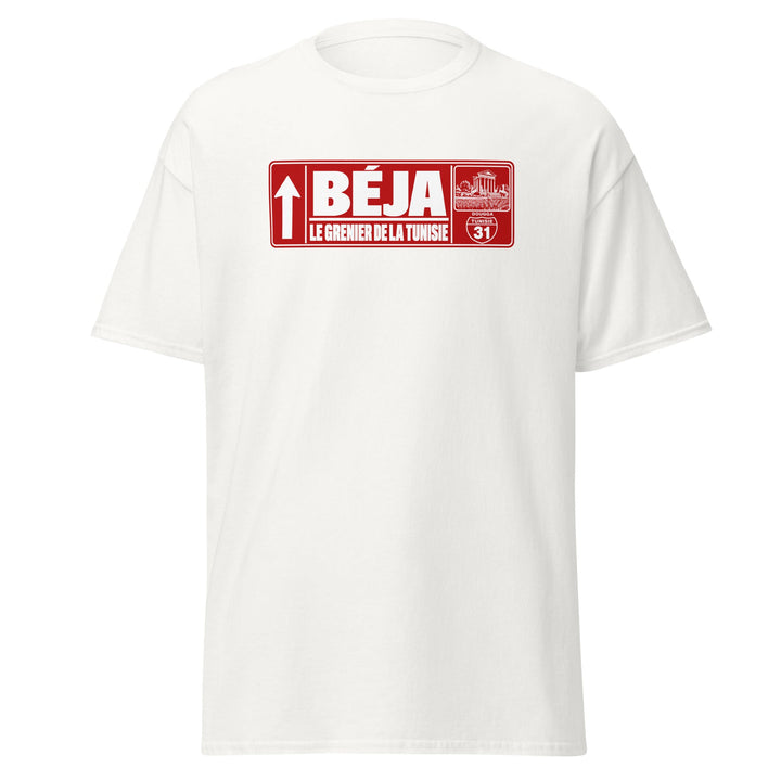 T-shirt tunisien Béja — Édition Passeport | Bled Eleven — vue de face, t-shirt seul — Bled Eleven
