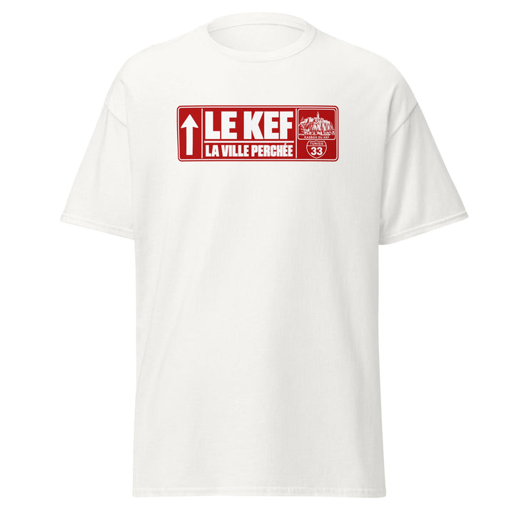 T-shirt tunisien Le Kef — Édition Passeport | Bled Eleven — vue de face, t-shirt seul — Bled Eleven