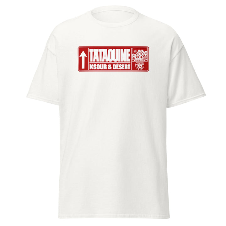 T-shirt tunisien Tataouine — Édition Passeport | Bled Eleven — vue de face, t-shirt seul — Bled Eleven