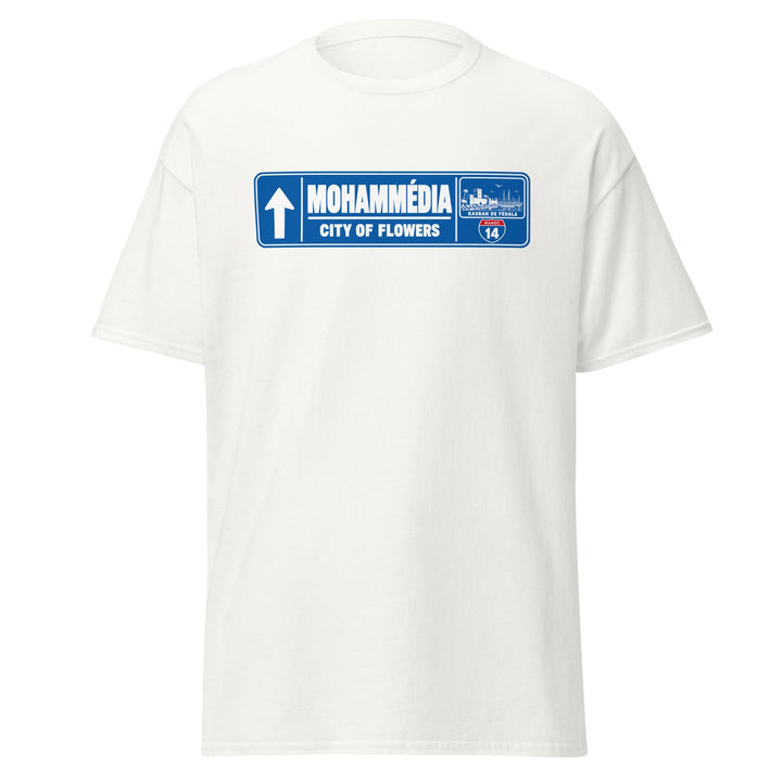 T-shirt Mohammédia Maroc – Édition Passeport — vue de face, t-shirt seul — Bled Eleven