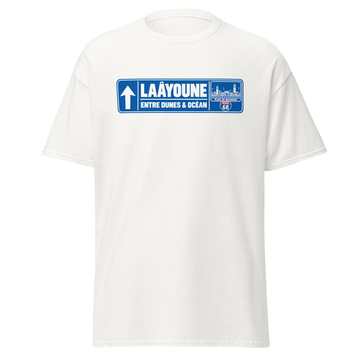 T-shirt Laâyoune Maroc – Édition Passeport — vue de face, t-shirt seul — Bled Eleven