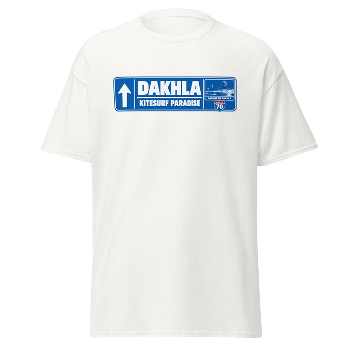 T-shirt Dakhla Maroc – Édition Passeport — vue de face, t-shirt seul — Bled Eleven