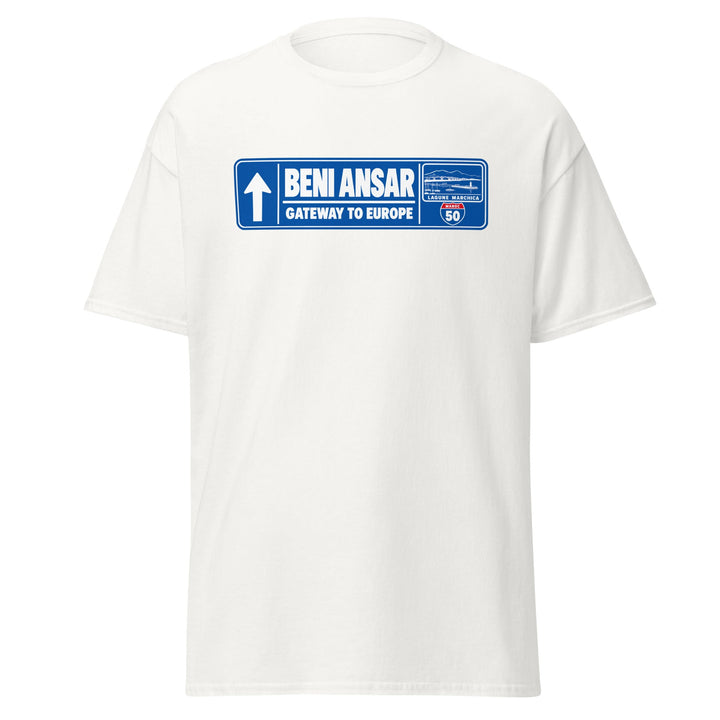 T-shirt Beni Ansar Maroc – Édition Passeport — vue de face, t-shirt seul — Bled Eleven