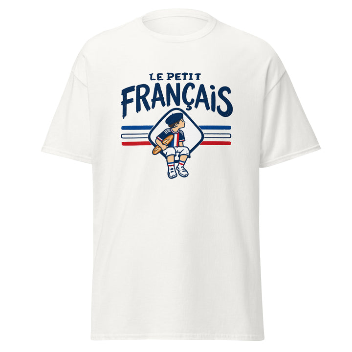 T-shirt France « Le Petit Français » – Homme — vue de face, t-shirt seul — Bled Eleven