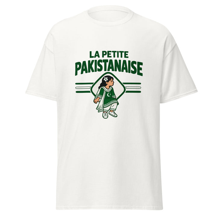 T-shirt Pakistan « La Petite Pakistanaise » – Femme — vue de face, t-shirt seul — Bled Eleven