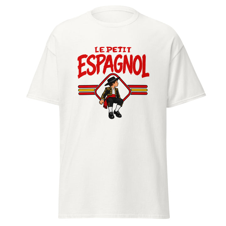 T-shirt Espagne « Le Petit Espagnol » – Homme — vue de face, t-shirt seul — Bled Eleven