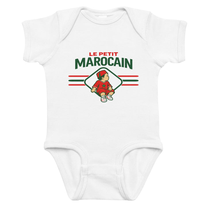 Body bébé Le Petit Marocain blanc – vue de face