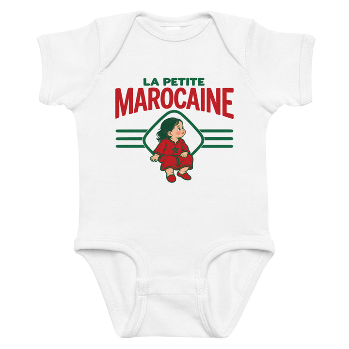Body bébé La Petite Marocaine blanc – vue de face