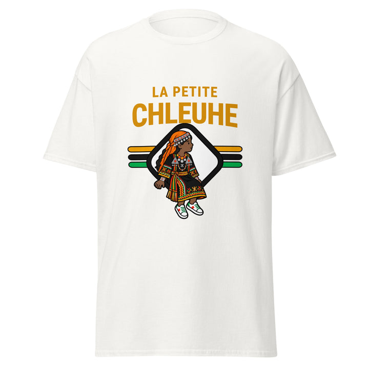 T-shirt Chleuh « La Petite Chleuhe » – Femme — vue de face, t-shirt seul — Bled Eleven