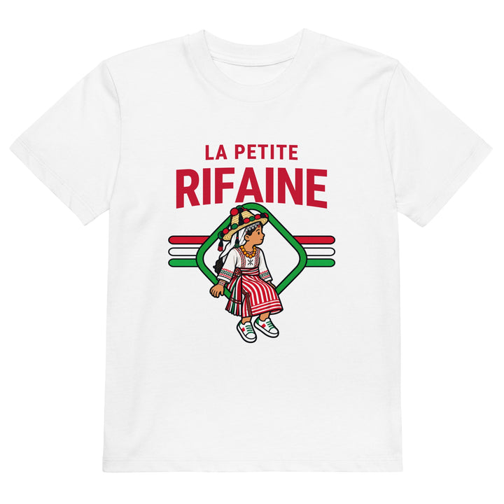 T-shirt Rifain « La Petite Rifaine » – Enfant — vue de face, t-shirt seul — Bled Eleven