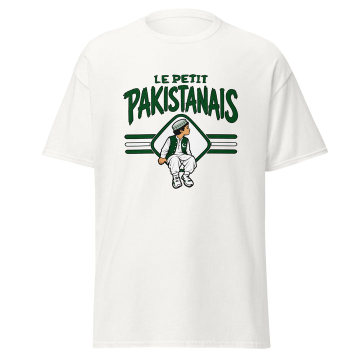 T-shirt Pakistan « Le Petit Pakistanais » – Homme — vue de face, t-shirt seul — Bled Eleven