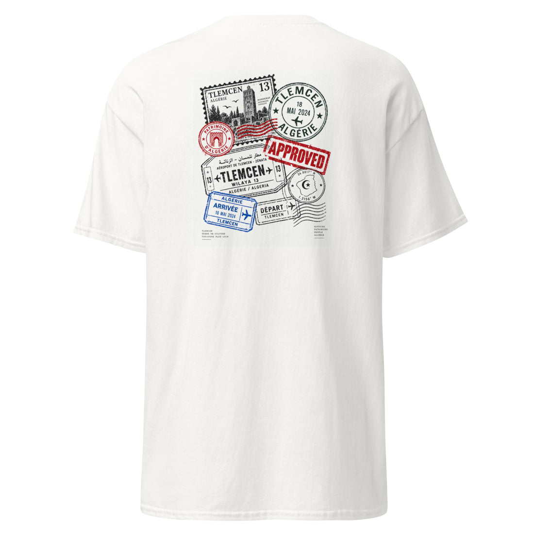 Dos du t-shirt Tlemcen
