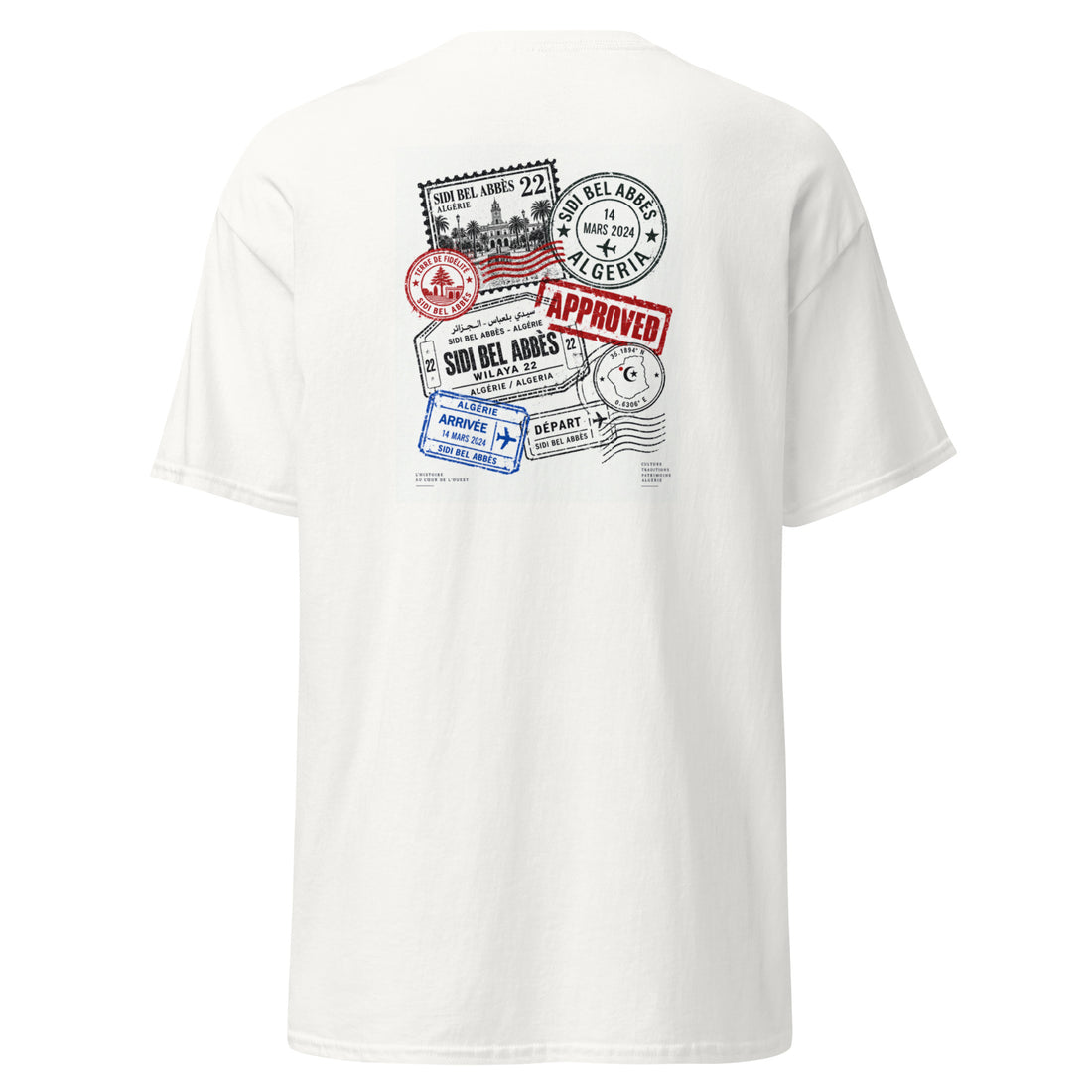 Dos du t-shirt Sidi Bel Abbès