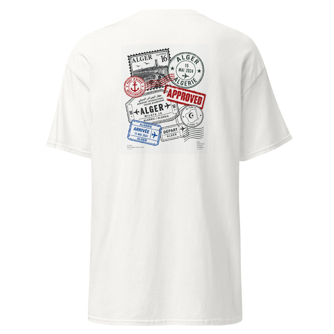 Dos du t-shirt Alger