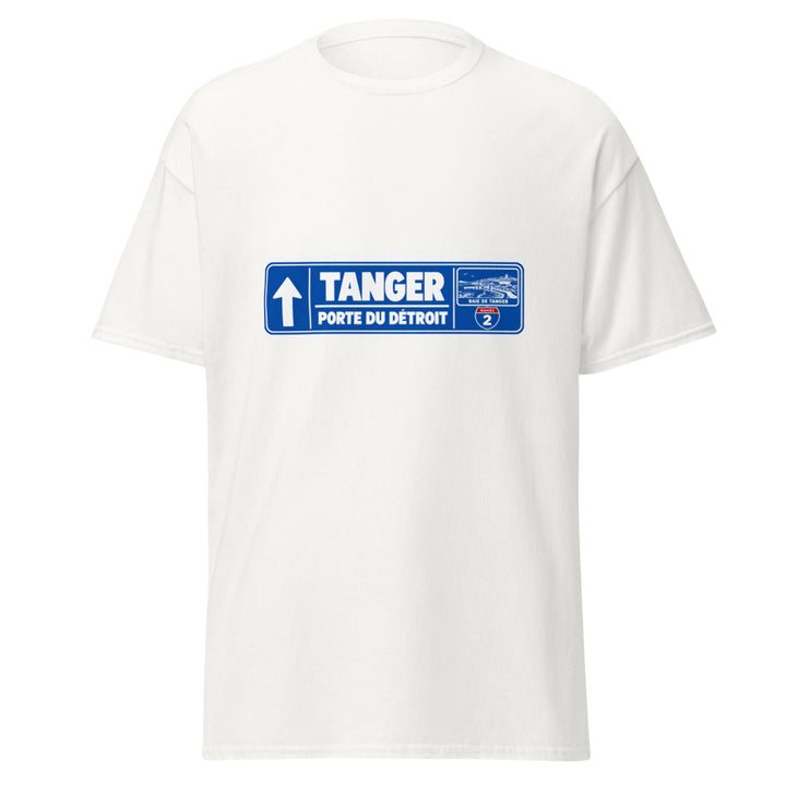 T-shirt Tanger Maroc – Édition Passeport — vue de face, t-shirt seul — Bled Eleven