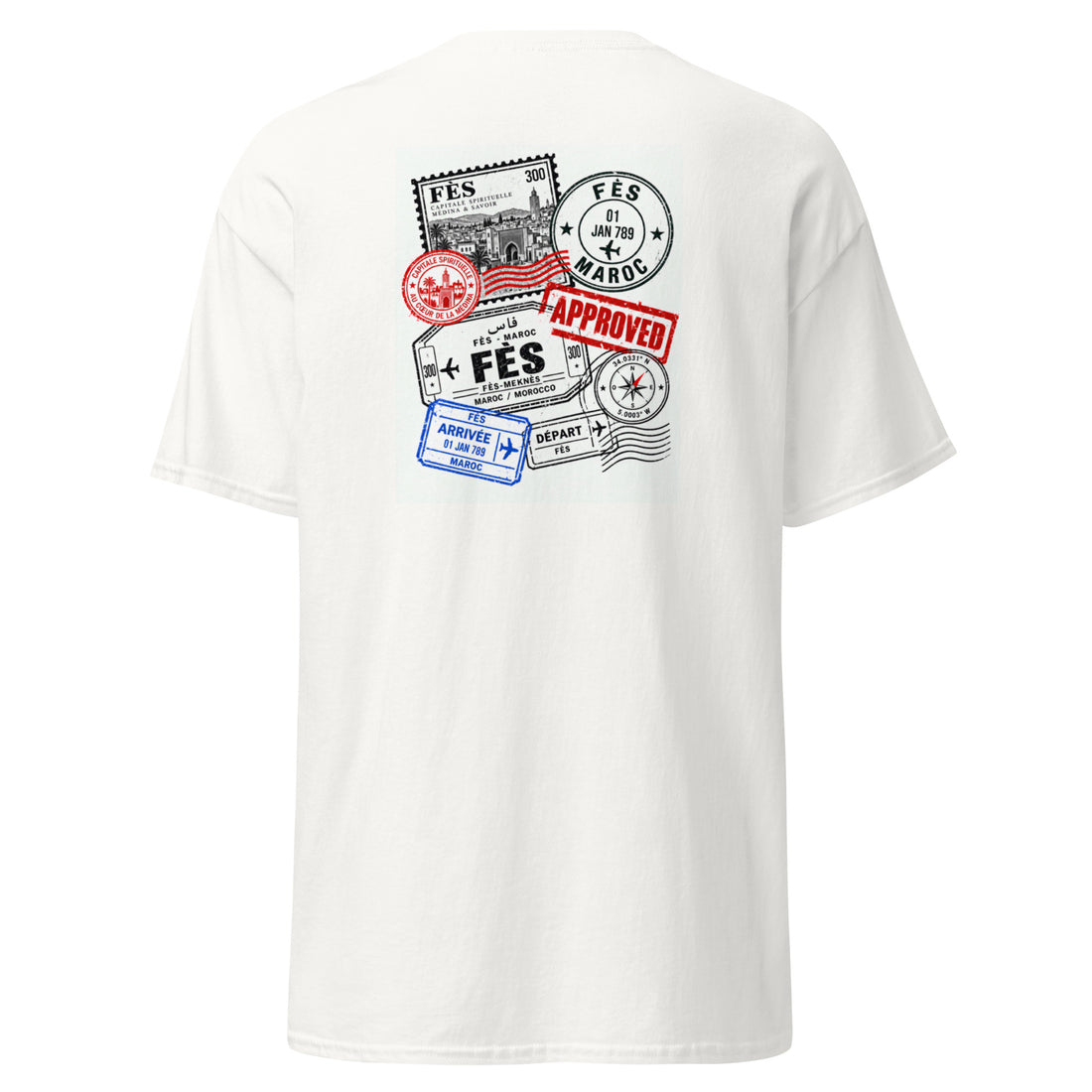 Dos du t-shirt Fès