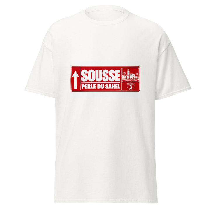 T-shirt tunisien Sousse — Édition Passeport, face avant