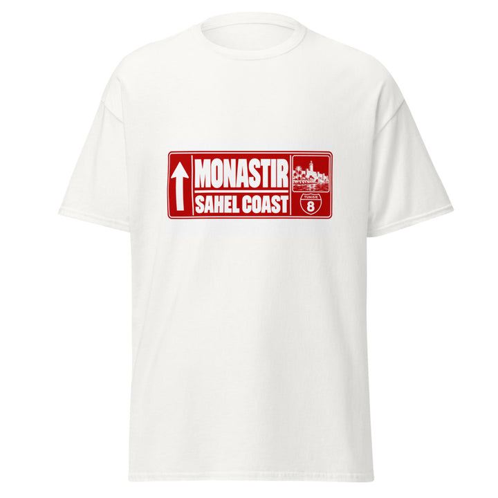 T-shirt tunisien Monastir — Édition Passeport, face avant