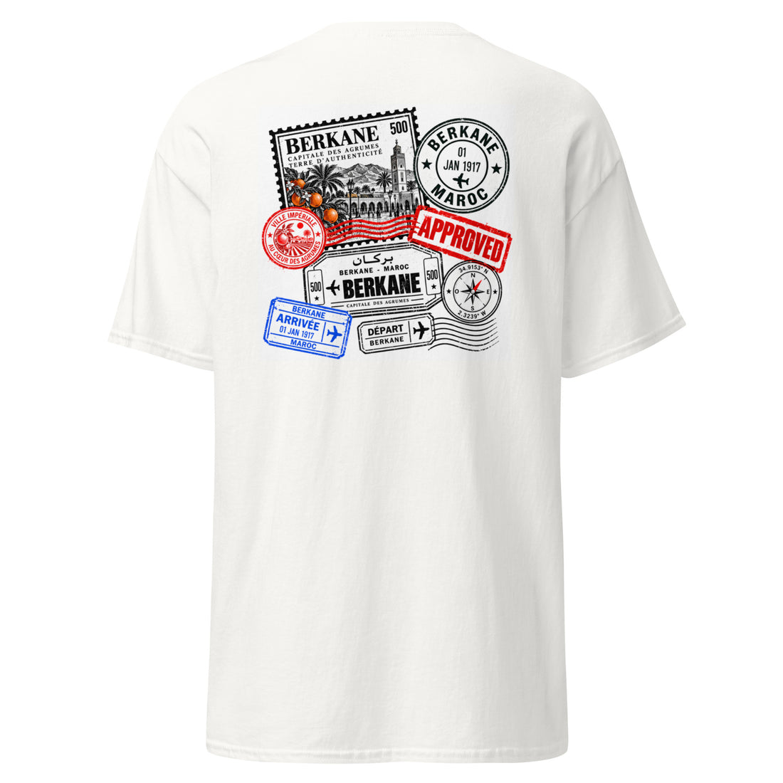 Dos du t-shirt Berkane