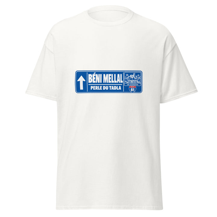 T-shirt Béni Mellal Maroc – Édition Passeport — vue de face, t-shirt seul — Bled Eleven