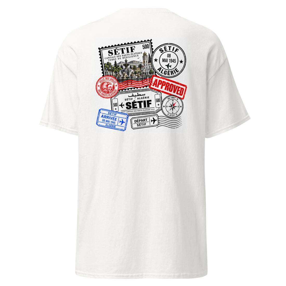 Dos du t-shirt Sétif