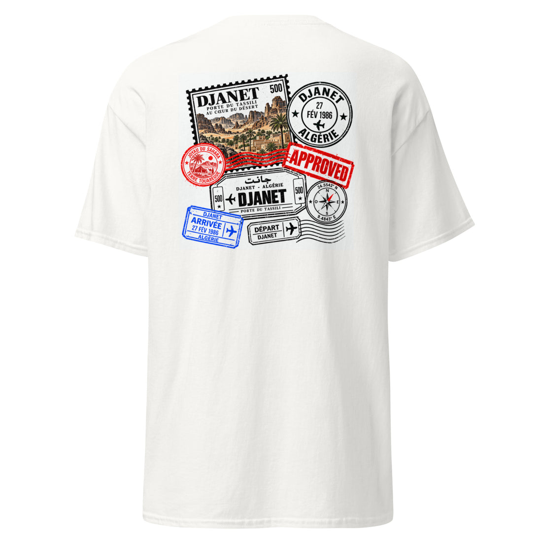 Dos du t-shirt Djanet