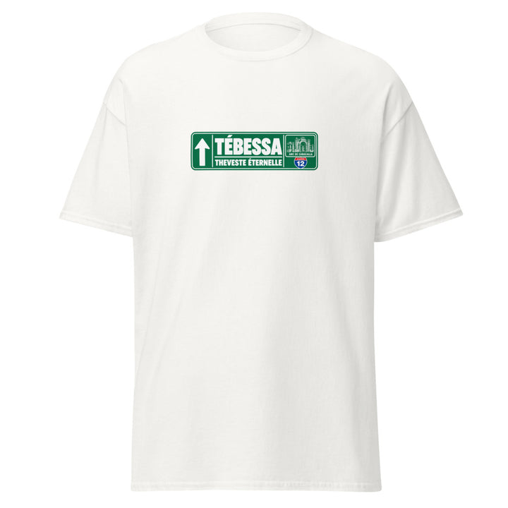T-shirt Tébessa — Édition Passeport 12 — vue de face, t-shirt seul — Bled Eleven