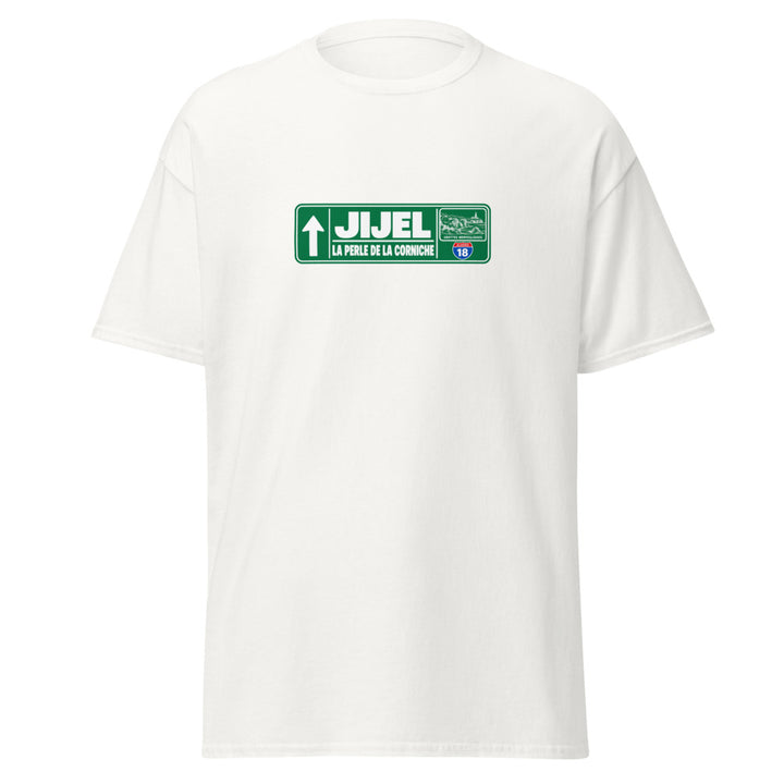 T-shirt Jijel — Édition Passeport 18 — vue de face, t-shirt seul — Bled Eleven