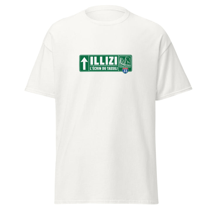 T-shirt Illizi — Édition Passeport 33 — vue de face, t-shirt seul — Bled Eleven