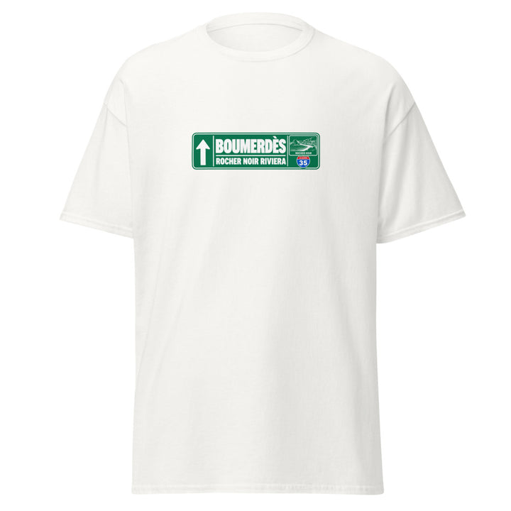T-shirt Boumerdès — Édition Passeport 35 — vue de face, t-shirt seul — Bled Eleven