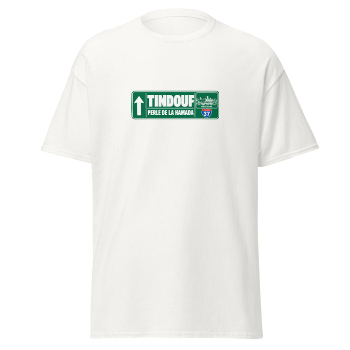 T-shirt Tindouf — Édition Passeport 37 — vue de face, t-shirt seul — Bled Eleven