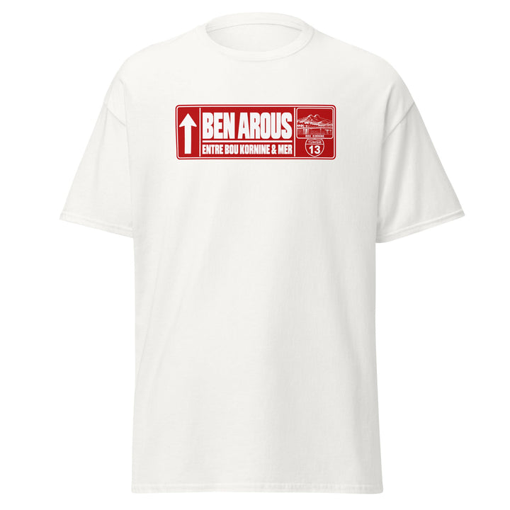 T-shirt tunisien Ben Arous — Édition Passeport, face avant