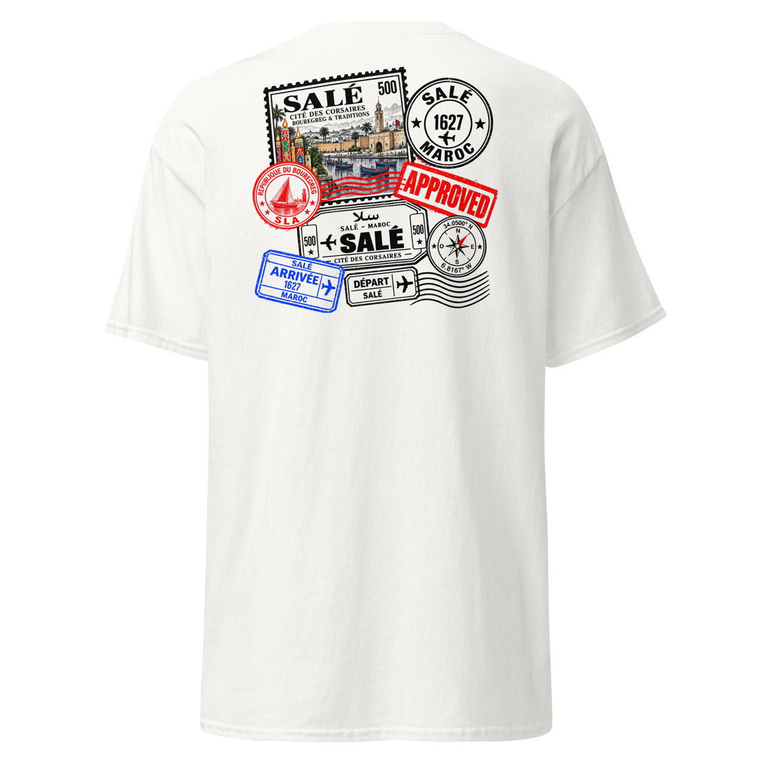 Dos du t-shirt Salé