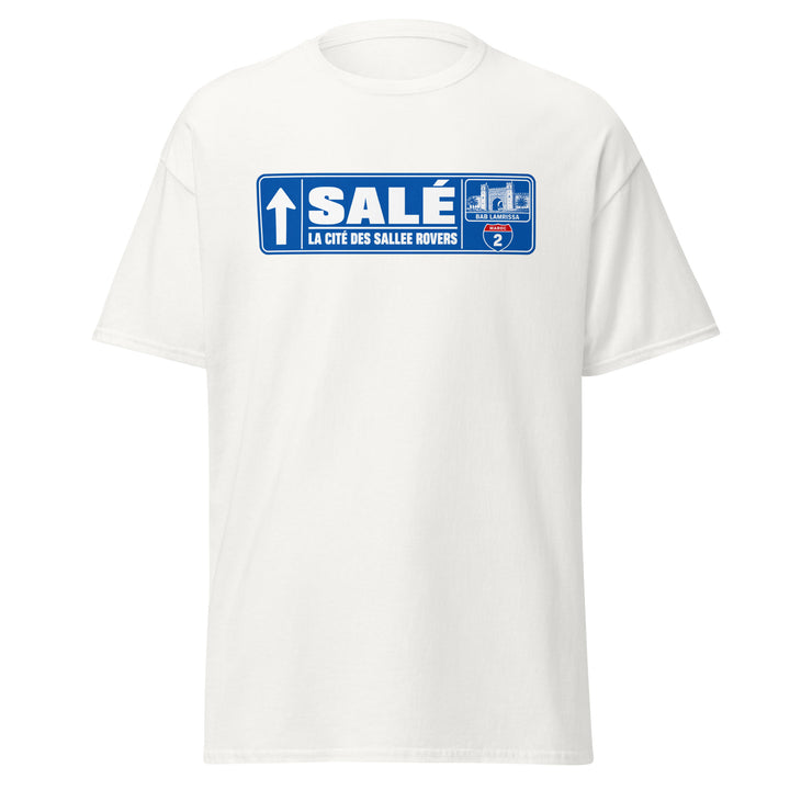 T-shirt Salé Maroc – Édition Passeport — vue de face, t-shirt seul — Bled Eleven