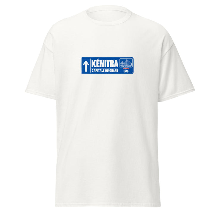 T-shirt Kénitra Maroc – Édition Passeport — vue de face, t-shirt seul — Bled Eleven