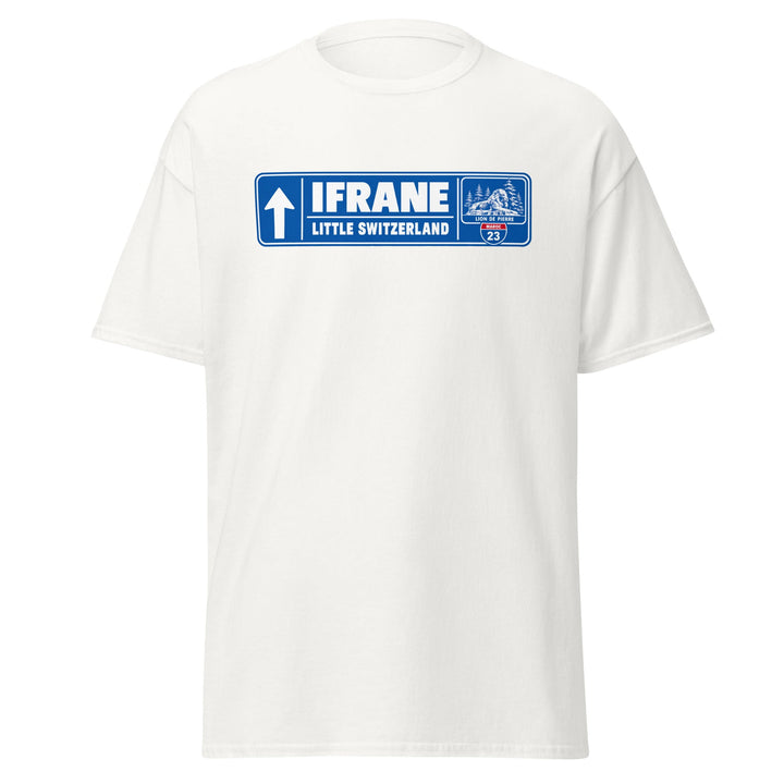 T-shirt Ifrane Maroc – Édition Passeport, face avant