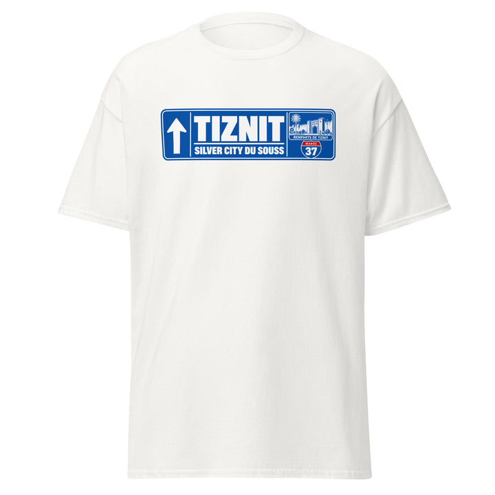 T-shirt Tiznit Maroc – Édition Passeport — vue de face, t-shirt seul — Bled Eleven