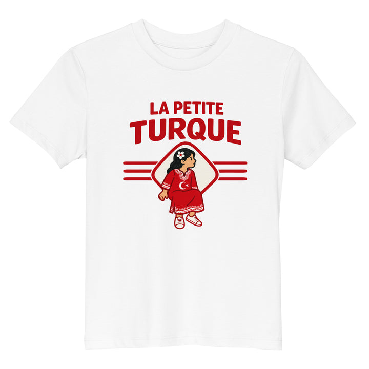 T-shirt Turquie « La Petite Turque » – Enfant — vue de face, t-shirt seul — Bled Eleven