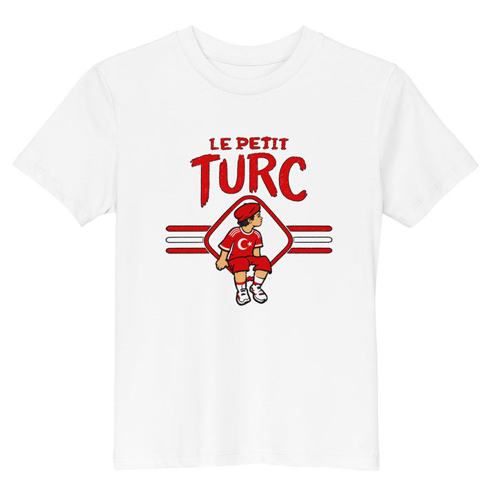 T-shirt Turquie « Le Petit Turc » – Enfant — vue de face, t-shirt seul — Bled Eleven