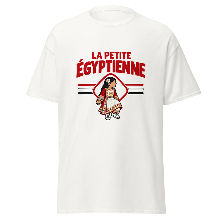T-shirt Égypte « La Petite Égyptienne » – Femme — vue de face, t-shirt seul — Bled Eleven
